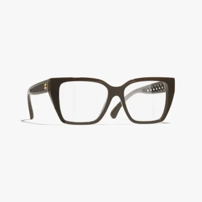 Chanel Butterfly Eyeglasses In Brown