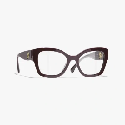 Chanel Butterfly Eyeglasses In Brown