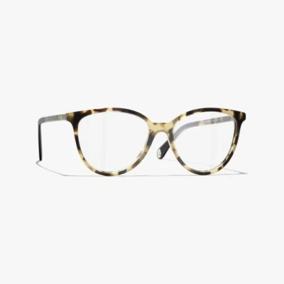 Chanel Butterfly Eyeglasses In Brown
