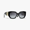 Chanel Butterfly Sunglasses In Black 