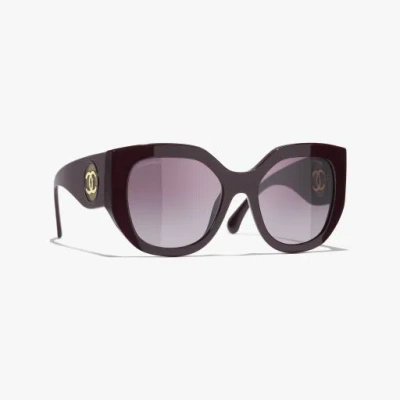 Chanel Butterfly Sunglasses In Brown
