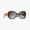 Chanel Butterfly Sunglasses In Dark Taupe 
