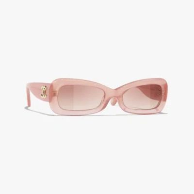 Chanel Butterfly Sunglasses In Pink