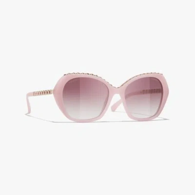 Chanel Butterfly Sunglasses In Pink
