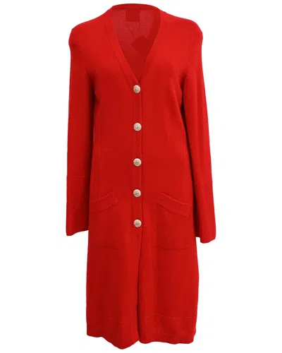 Pre-owned Chanel Button-down Knitted Long Cardigan