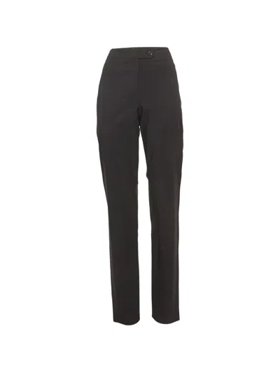 Pre-owned Chanel Button-up Trousers In Black
