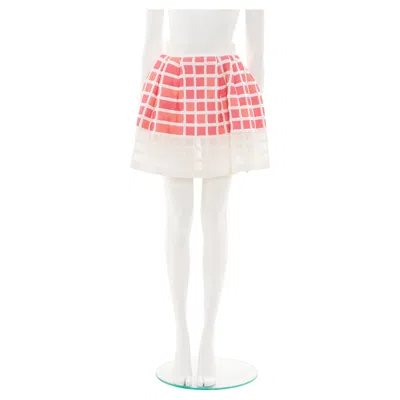 Pre-owned Chanel By Karl Lagerfeld S/s 2013 Pink Cube Skirt