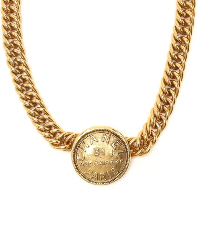 Chanel Cambon 31 Choker In Gold