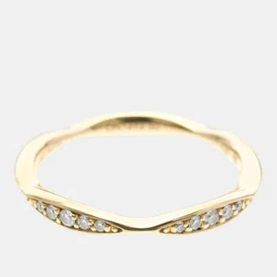Pre-owned Chanel Camellia 18k Pink Gold Ring
