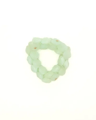 Pre-owned Chanel Camellia Bracelet In Green