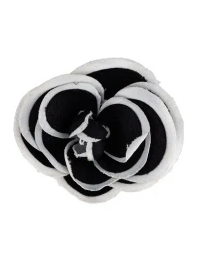 Pre-owned Chanel Camellia Brooch In Multi