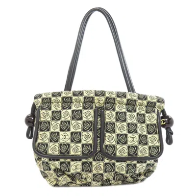 Pre-owned Chanel Camellia Canvas Tote Bag () In Multi