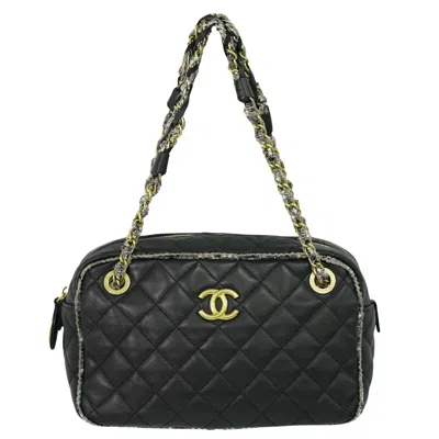 Pre-owned Chanel Camera Black Leather Shoulder Bag ()