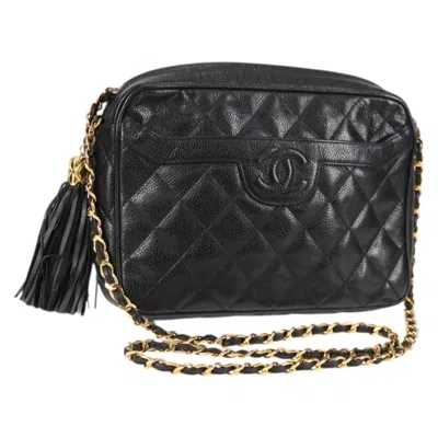 Pre-owned Chanel Camera Black Leather Shoulder Bag ()