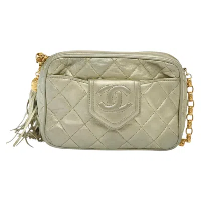 Pre-owned Chanel Camera Gold Leather Shoulder Bag ()