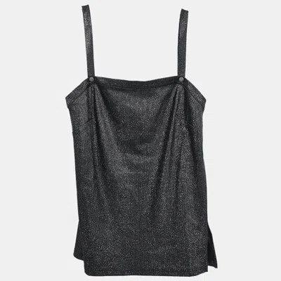 Pre-owned Chanel Camisole Top Black #36