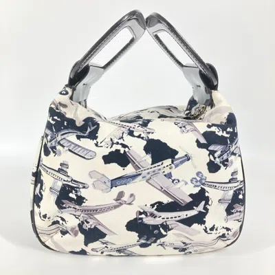 Pre-owned Chanel Canvas Handbag Pouch () In Multi