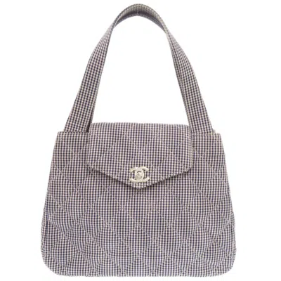 Pre-owned Chanel Canvas Handbag () In Blue