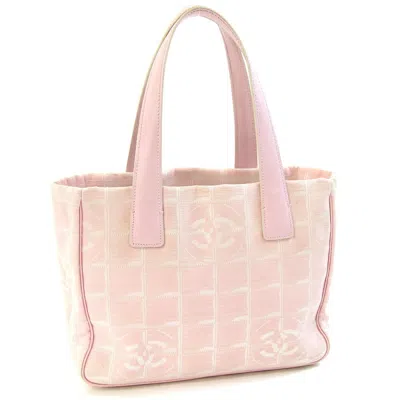 Pre-owned Chanel Canvas Handbag () In Pink