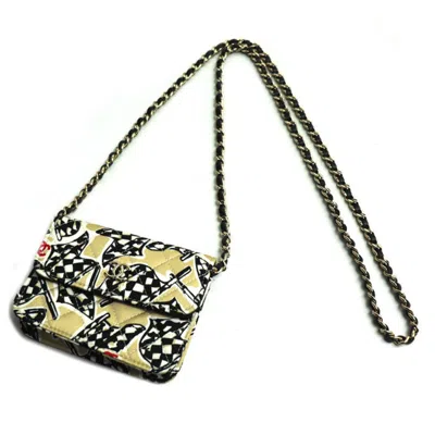 Pre-owned Chanel Canvas Leather Shoulder Bag () In Multi