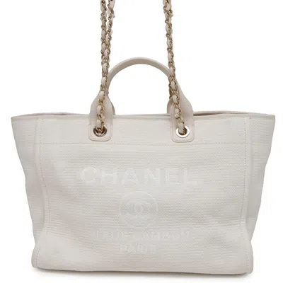 Pre-owned Chanel Canvas Leather Shoulder Bag Tote Bag () In Multi