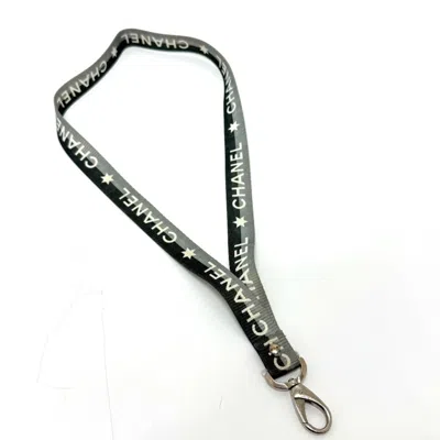 Pre-owned Chanel Canvas Necklace () In Silver