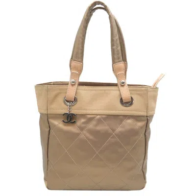 Pre-owned Chanel Canvas Pvc Tote Bag ()