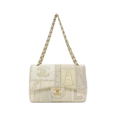Pre-owned Chanel Canvas Tweed Leather Shoulder Bag () In Multi
