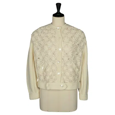 Pre-owned Chanel Cardigan By  Studios Cruise 2025 In Sand