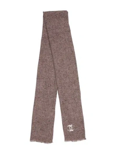 Pre-owned Chanel Cashmere 2016 Shawl In Pink