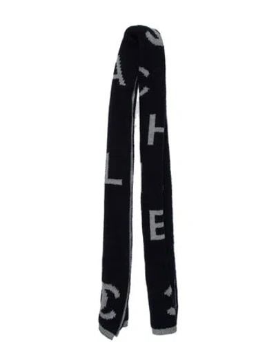 Pre-owned Chanel Cashmere 2021 Scarf In Blue