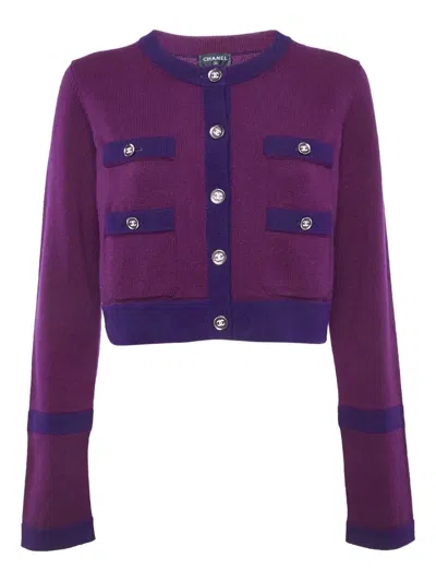 Pre-owned Chanel Cashmere Button-up Cardigan
