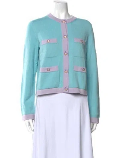Pre-owned Chanel Cashmere Crew Neck Sweater In Multi