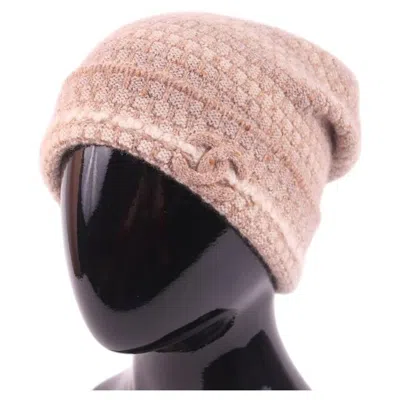 Pre-owned Chanel Cashmere Hat In Sand