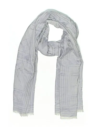 Pre-owned Chanel Cashmere Scarf In Blue