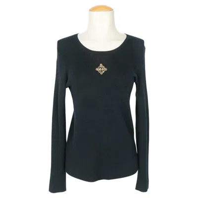 Pre-owned Chanel Cashmere Sweater In Black