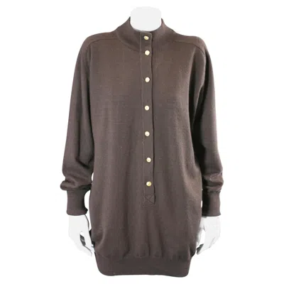 Pre-owned Chanel Cashmere Sweater Tunic In Gray