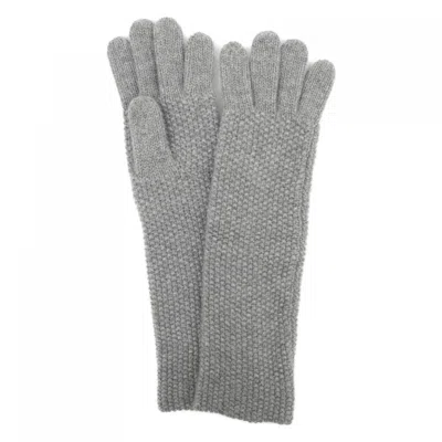 Pre-owned Chanel Cashmere Warm Gloves () In Gray