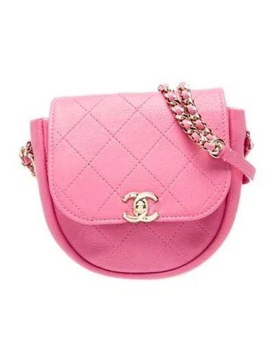 Pre-owned Chanel Casual Trip Messenger Bag In Pink