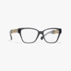 Chanel Cat Eye Eyeglasses In Gray 
