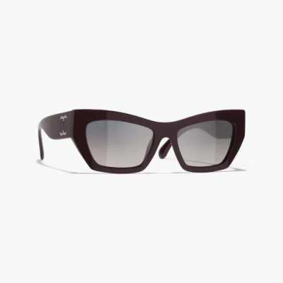 Chanel Cat Eye Sunglasses In Brown