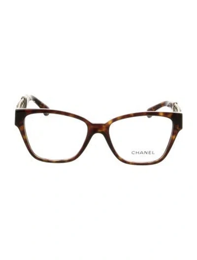 Chanel Cat-eye Eyeglasses In Brown