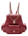 Chanel Caviar Cargo Duma Small Backpack (authentic Pre-loved)