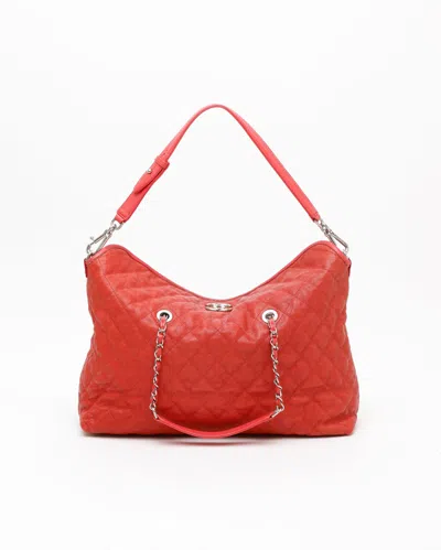 Pre-owned Chanel Caviar French Riviera Hobo Bag