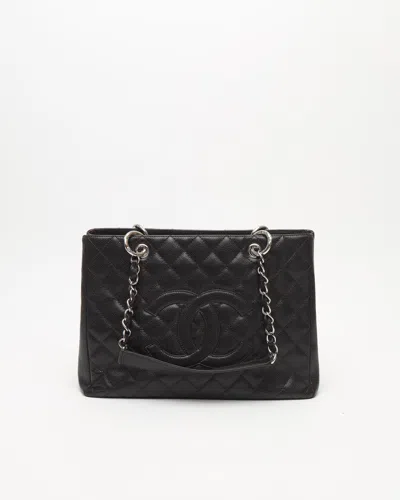 Pre-owned Chanel Caviar Grand Shopping Gst Tote Bag