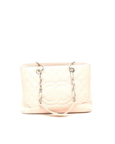 Chanel Caviar (gst) Grand Shopping Tote Bag In Pink