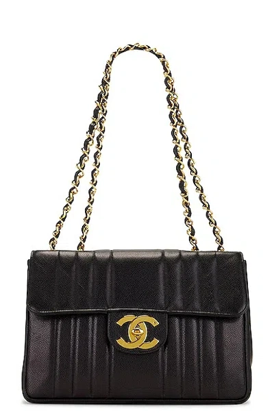 Pre-owned Chanel Mademoiselle Shoulder Bag In Black