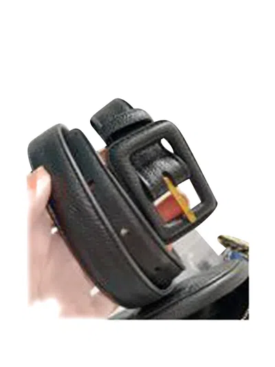 Pre-owned Chanel Caviar Leather Belt Bag In Black