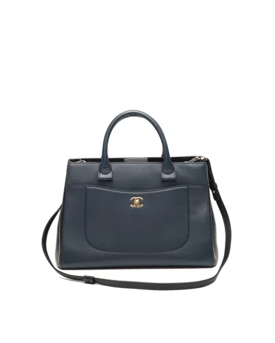 Chanel Caviar Neo Executive Bag In Navy