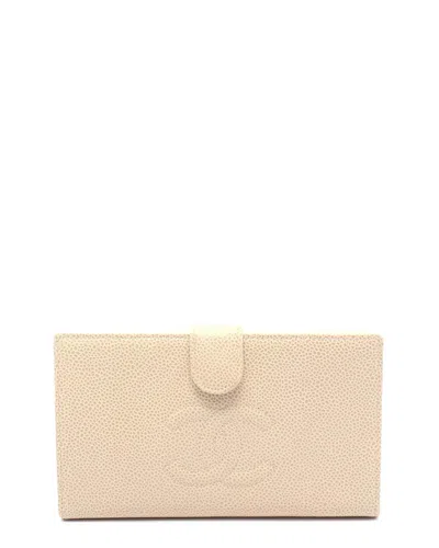 Pre-owned Chanel Caviar Skin Bifold Wallet (authentic Pre-loved)